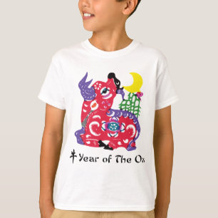 Jahr des Ochsen-T - Shirt u. der Geschenke