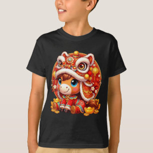 Jahr des Pferdes 2026 Chinesisches Neujahrsfest T-Shirt