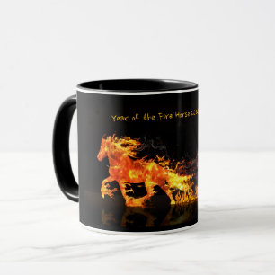Jahr des Pferdes 2026 (Feuerpferd) Tasse