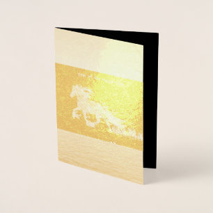 Jahr des Pferdes 2026 Folienkarte