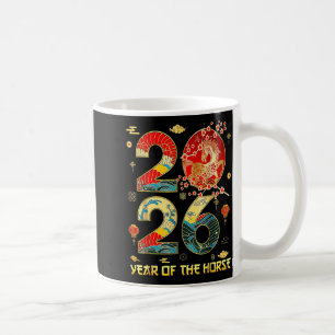 Jahr des Pferdes 2026 Lunar Chinesisches Neujahr M Kaffeetasse