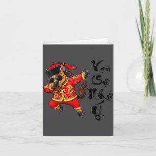 Jahr des Pferdes 2026 Vietnamesisches Neujahr 2026 Karte