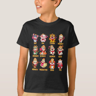 Jahr des Pferdes Chinesische Tierkreiszeichen Luna T-Shirt