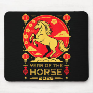 Jahr des Pferdes – Chinesisches Neujahrsfest 2026 Mousepad