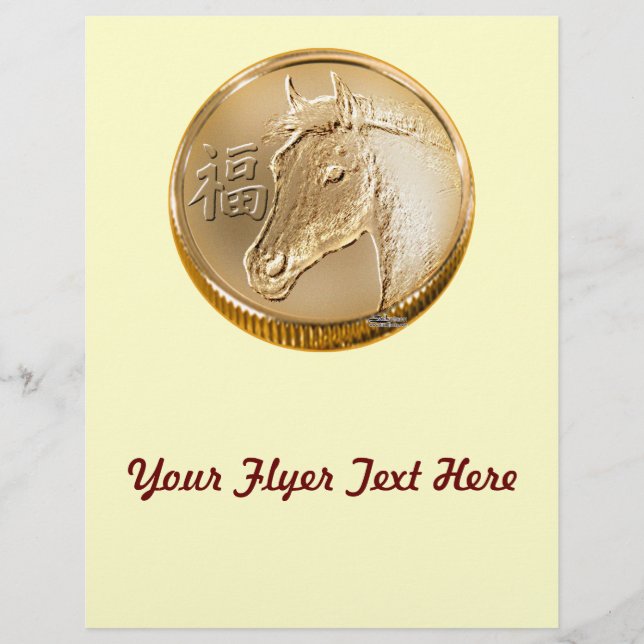 Jahr des Pferdes Flyer (Vorne)