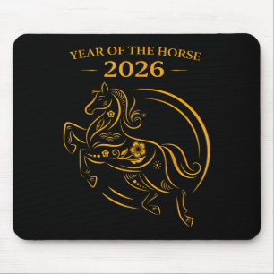 Jahr des Pferdes Lunar Chinesisches Neujahr Feuerp Mousepad