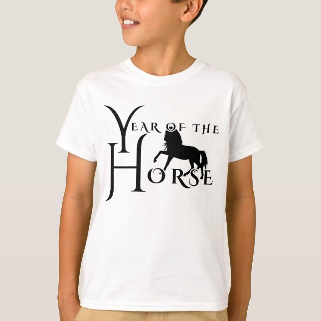 Jahr des Pferdes T-Shirt (Vorderseite)