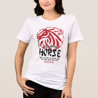 Jahr des Pferdes Tri-Blend Shirt