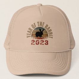 JAHR DES RABBIT 2023 TRUCKER HAT TRUCKERKAPPE