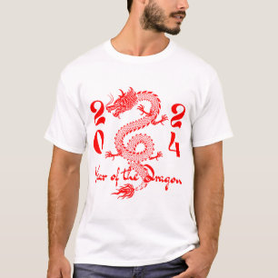 Jahr des roten Drachen T-Shirt
