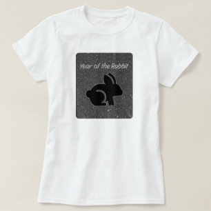 Jahr des T - Shirt für die Gestaltung des Kaninche