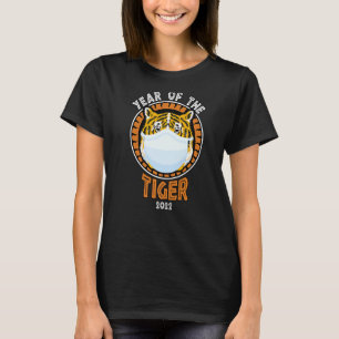 Jahr des Tiger 2022 Gefechtszitter T-Shirt