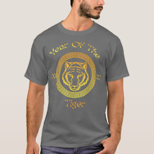 Jahr des Tigers 2022, Neujahr des zirkulären chine T-Shirt