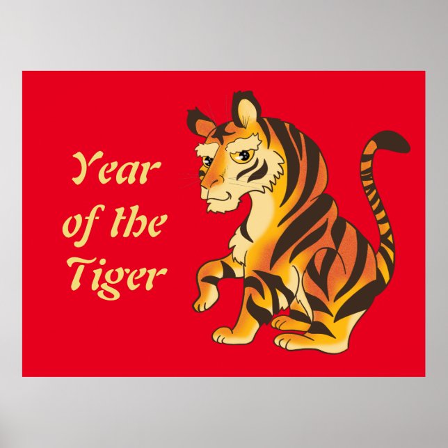 Jahr des Tigers Poster (Vorne)