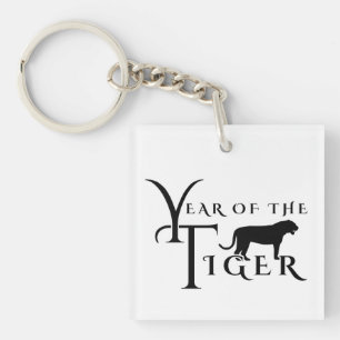 Jahr des Tigers Schlüsselanhänger