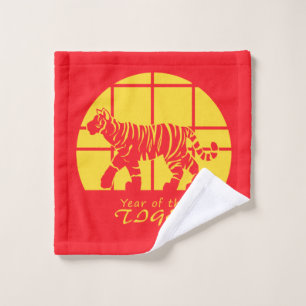 Jahr des Tigers Waschlappen