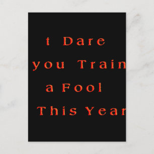 Jahr des Wachstums? - Ich wage es, in diesem Jahr  Postkarte