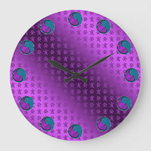 Jahr des Wasser-Ebers Große Wanduhr