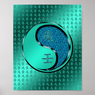 Jahr des Wasserhundes Poster