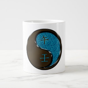 Jahr des Wasserpferds Jumbo-Tasse