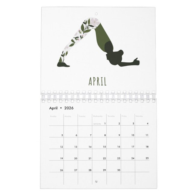 Jahr des Yoga Kalender (Apr 2026)