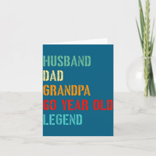 Jahr Ehemann Vater Opa 60 Alt Karte