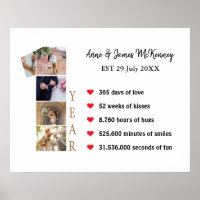 Jahr für 1 Jahr - Maßgeschneiderte Foto-Anzahl