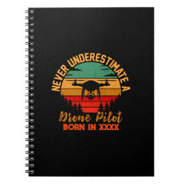 Jahr hinzufügen, Text ändern, Drohne nie unterschä Notizblock