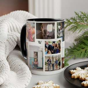 Jahr in Moments Familie Foto Collage Keepake Gesch Tasse