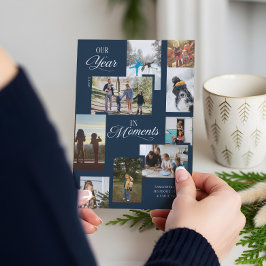 Jahr in Moments Family Foto Collage Weihnachten