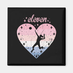 Jahr Niedlicher Volleyball Geburtstagskind Geburts Magnet