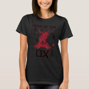 Jahr Ochsen Chinesisch Neujahr zodiacs Zeichen Mon T-Shirt