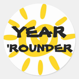 JAHR "ROUNDER STICKER
