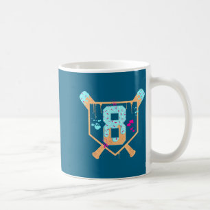 Jahr T-Shirt Baseball 8 Alt Eiscreme Kaffeetasse
