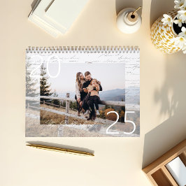 Jahr voll mit Erinnerungen Foto-Speicher-Keepsake Kalender