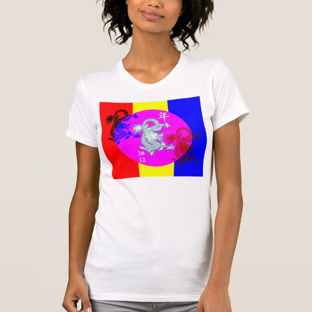 Jahr von Drachen 2012 T-Shirt (Vorderseite)