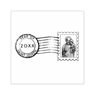 JAHR VON ST. JOSEPH CANCELATION POSTAGE CATHOLIC GUMMISTEMPEL
