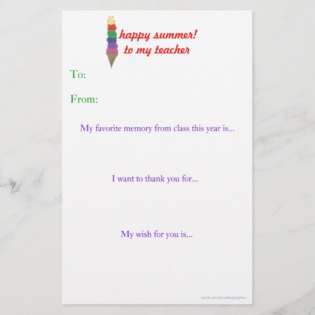 Jahr-zu-Jahr-Lehrer danke Ihnen zur Kenntnis nehme (Vorderseite)