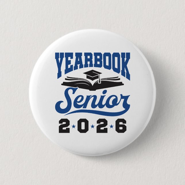 Jahrbuch Abiturient 2026 Button (Vorderseite)