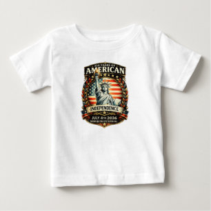 Jahre der amerikanischen Unabhängigkeit – 4. Juli  Baby T-shirt