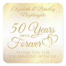 JAHRE DES 50. JAHRES INTO FOREVER Vielen Dank