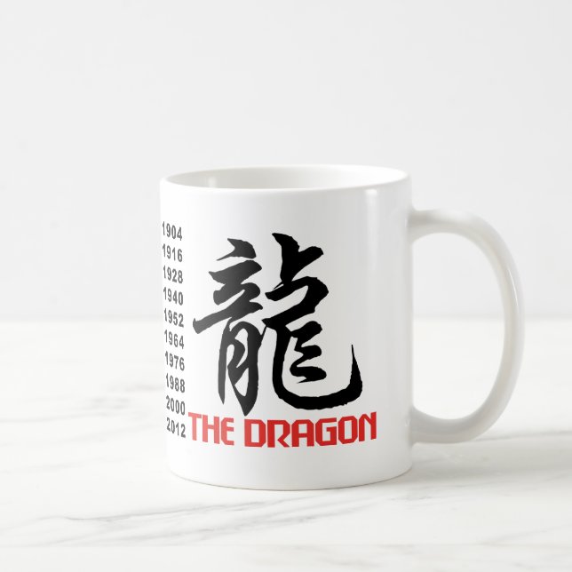 Jahre des Drachen Kaffeetasse (Rechts)