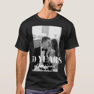 Jahre des Glücks Eleganter Hochzeitstag T-Shirt