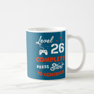 Jahre Level 26 Vollständig Weiter Geburtstag Kaffeetasse