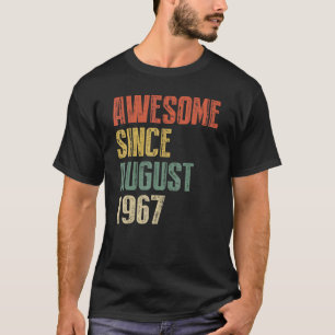 Jahre Phantastisch seit August 1967 Copy Birthday T-Shirt
