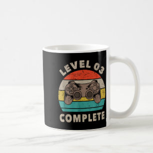 Jahres-T-Shirt 3. Hochzeitsjubiläum 3 für ihn Kaffeetasse