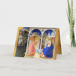 JAHRESABSCHLUSS DER FRA ANGELICO Old Irish Sessing Karte