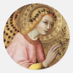 JAHRESANGEL 2 RUNDER AUFKLEBER