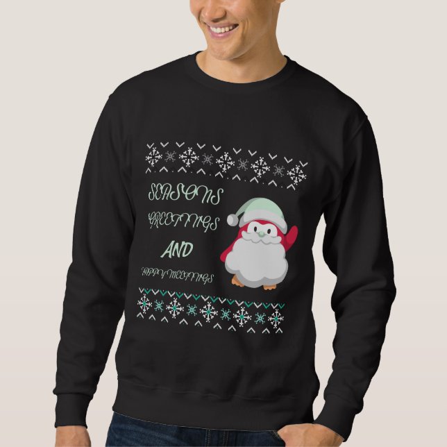 Jahresgrüße und Meetings Weihnachten Sweatshirt (Vorderseite)