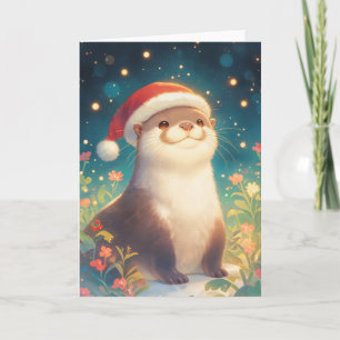 Jahresgrüße von Otter Karte